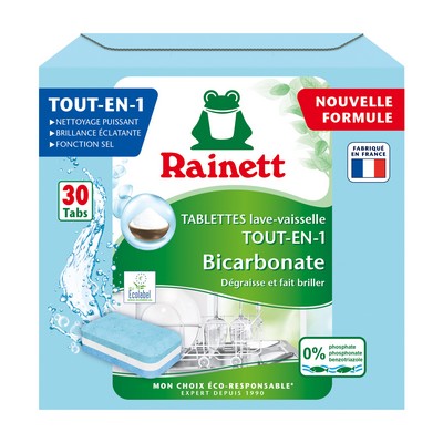 Tablette lave vaisselle bicarbonate x30