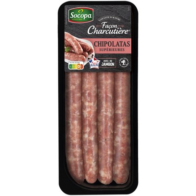Chipolats supérieures x4 220g