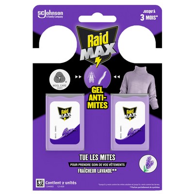 Gel anti-mites lavande x2