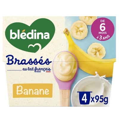 Brasses banane des 6 mois 4x95g