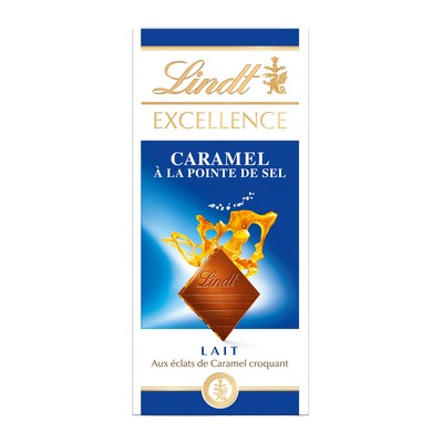 Chocolat lait caram fleur sel 100g