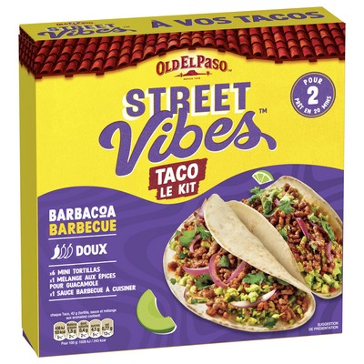 Kit taco street vibes barbacoa 255g