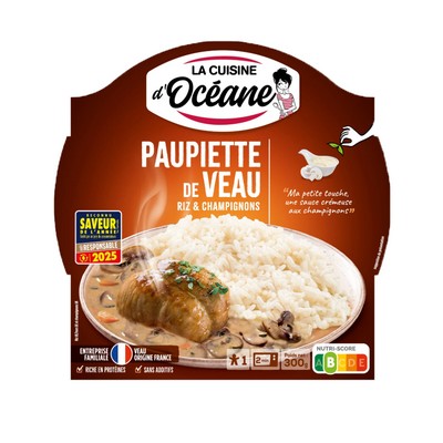 Paupiette de veau riz et champignons 300g
