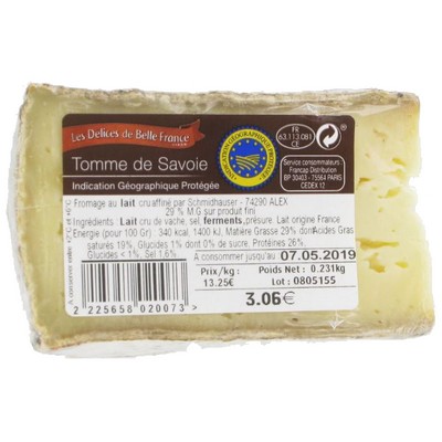 Tomme Savoie 55%mg p.varia 300g