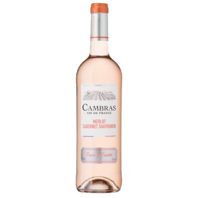 Vin rose merlot cabernet sauvignon 75cl