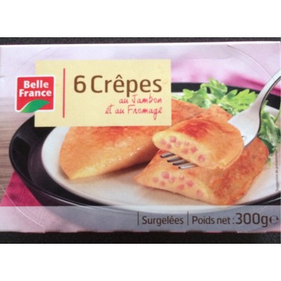 Crepe jambon emmental x6 300g