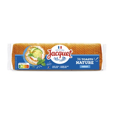 Toast ronds nature 250g