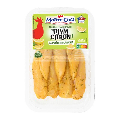 Aiguil.poulet Thym Citron 250g
