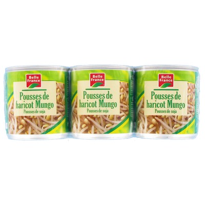 Pousses haricot mungo Bt 3x1/4 (600g)
