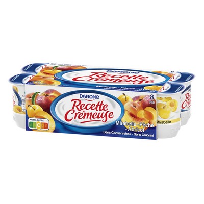 Yaourt fruits jaunes 8x125g